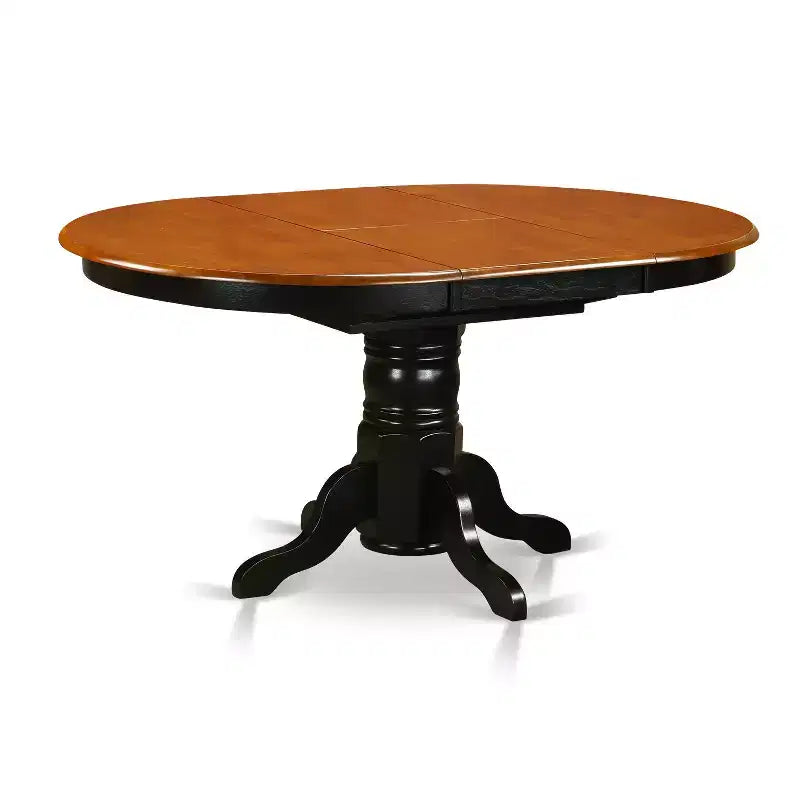 Set da pranzo 7 pezzi finitura nero ciliegia