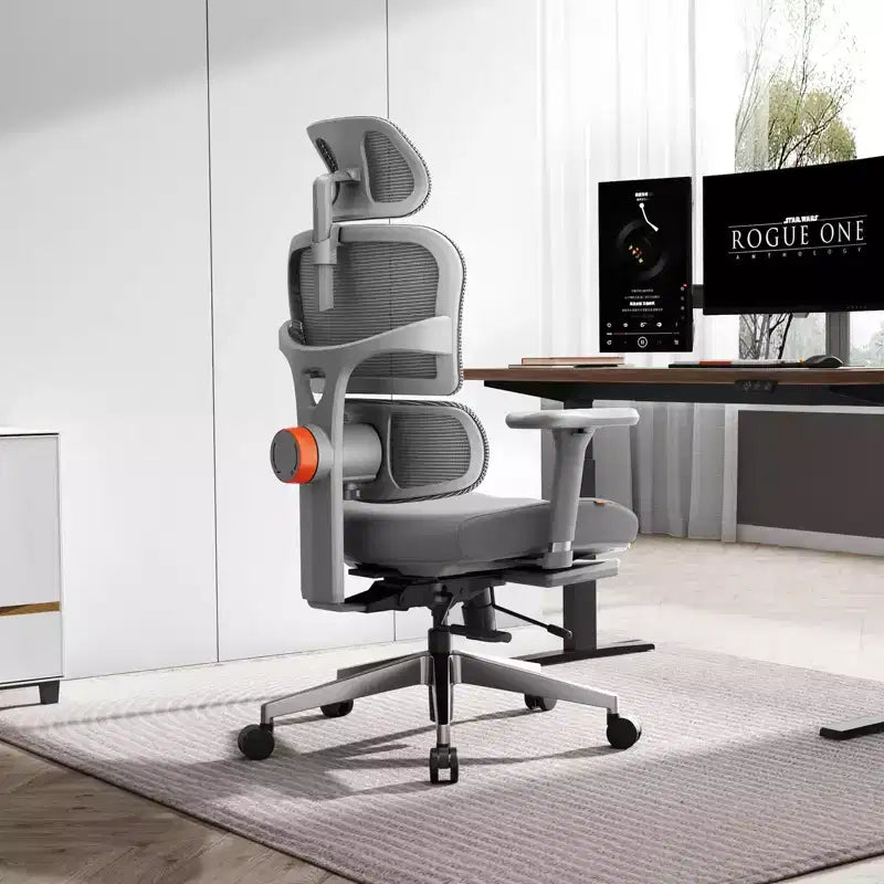Sedia con poggiapiedi - Poltrona reclinabile con braccioli 4D - NT002+LAPD-GRAY