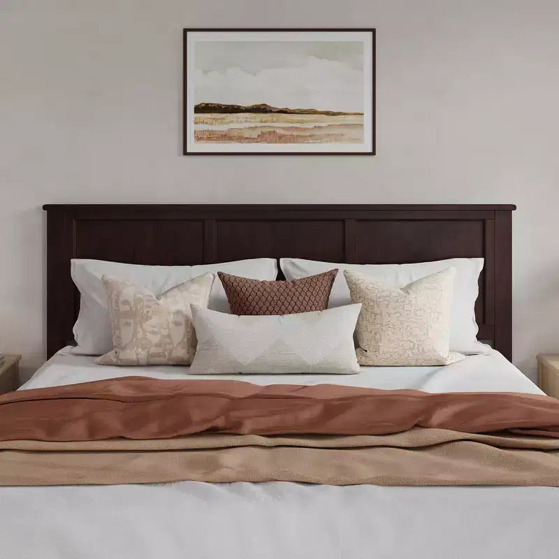 Testiera letto Madison con Struttura Letto - Imbottita, Altezza Regolabile, Singolo/Matrimoniale/Queen/King
