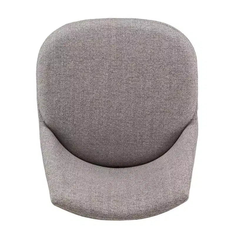 Sedie da pranzo imbottite set da 2 - iNSPIREQ, cuscino in schiuma beige con gambe in metallo
