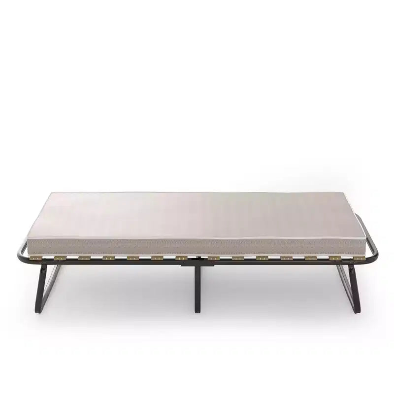 con Materasso Memory Foam Letto per Ospiti in Metallo Doghe in Legno Made in Italy