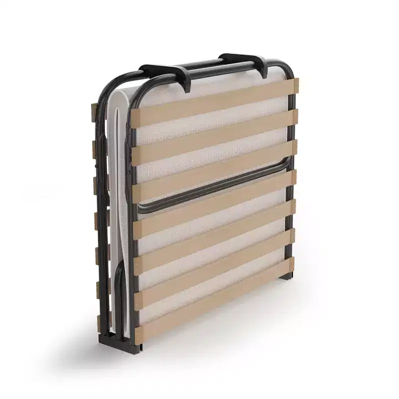 con Materasso Memory Foam Letto per Ospiti in Metallo Doghe in Legno Made in Italy